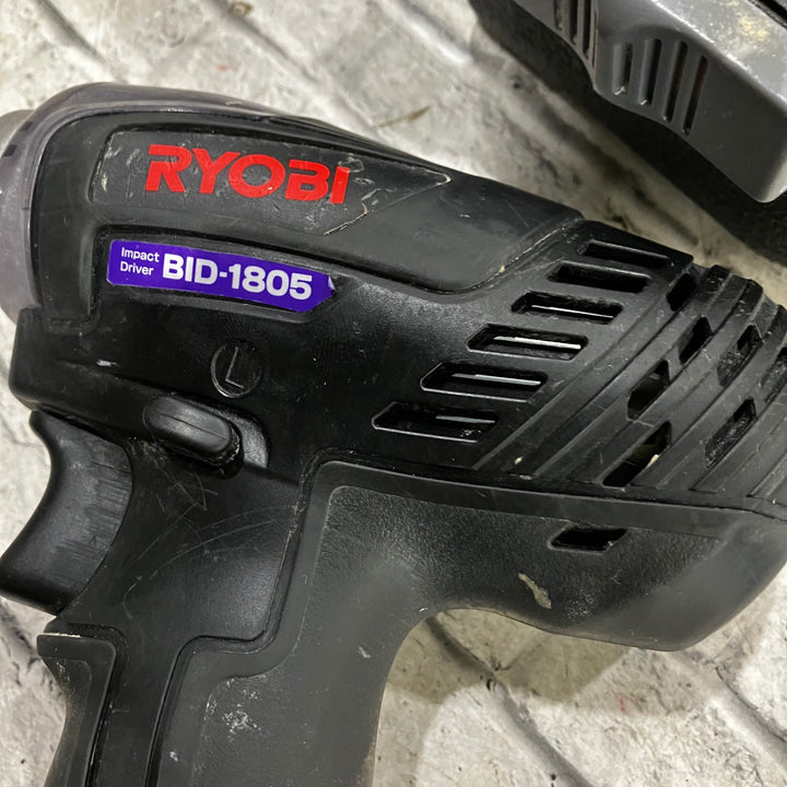 〇リョービ(RYOBI) コードレスインパクトドライバ BID-1805【川口店】