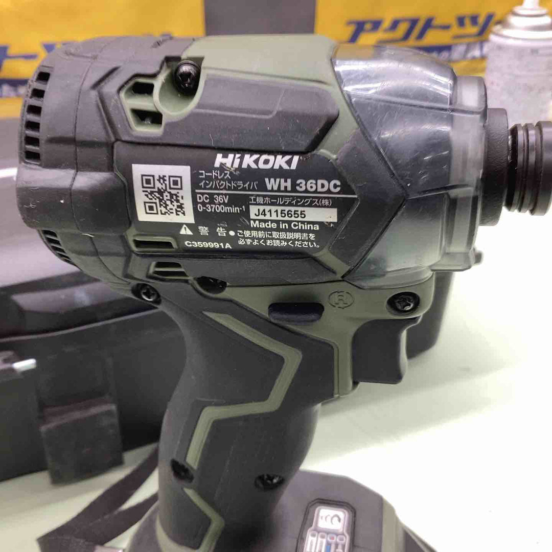 ★ハイコーキ(HIKOKI ※旧:日立工機) コードレスインパクトドライバー WH36DC(2XPG)【越谷店】