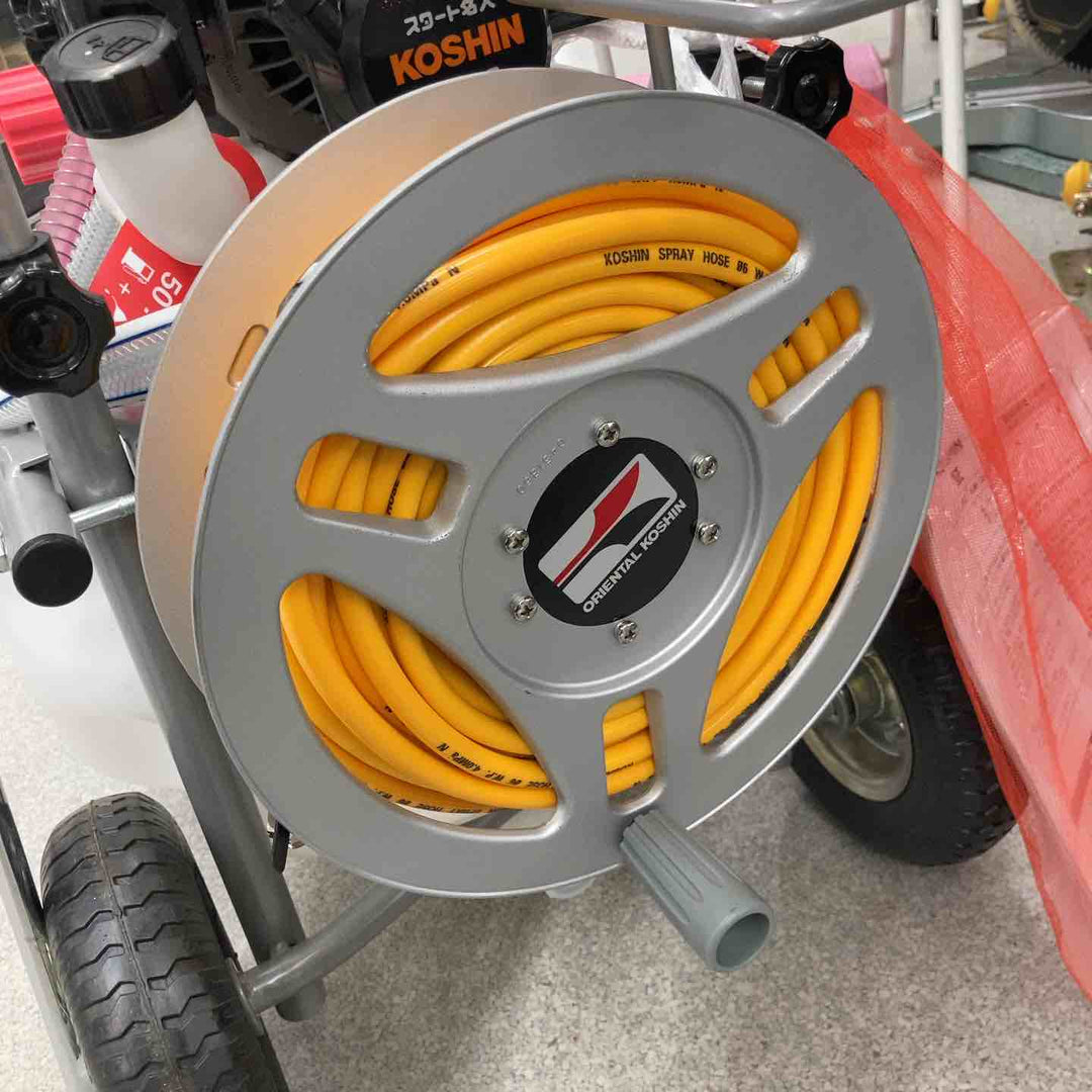◇工進 エンジン式 噴霧器25Lタンクキャリー 1連ピストン ES-25T※未使用保管品【八潮店】