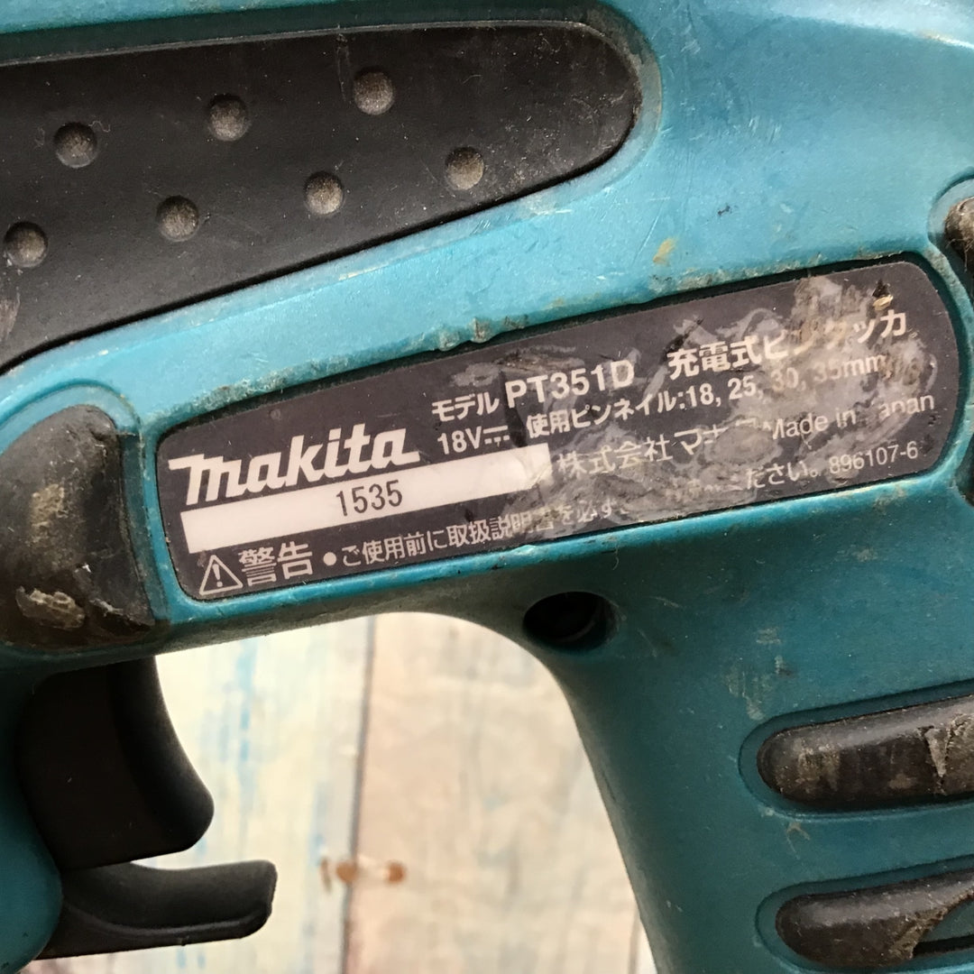 ☆マキタ(makita) 18Vコードレスピンタッカ PT351DZ 本体のみ【柏店】