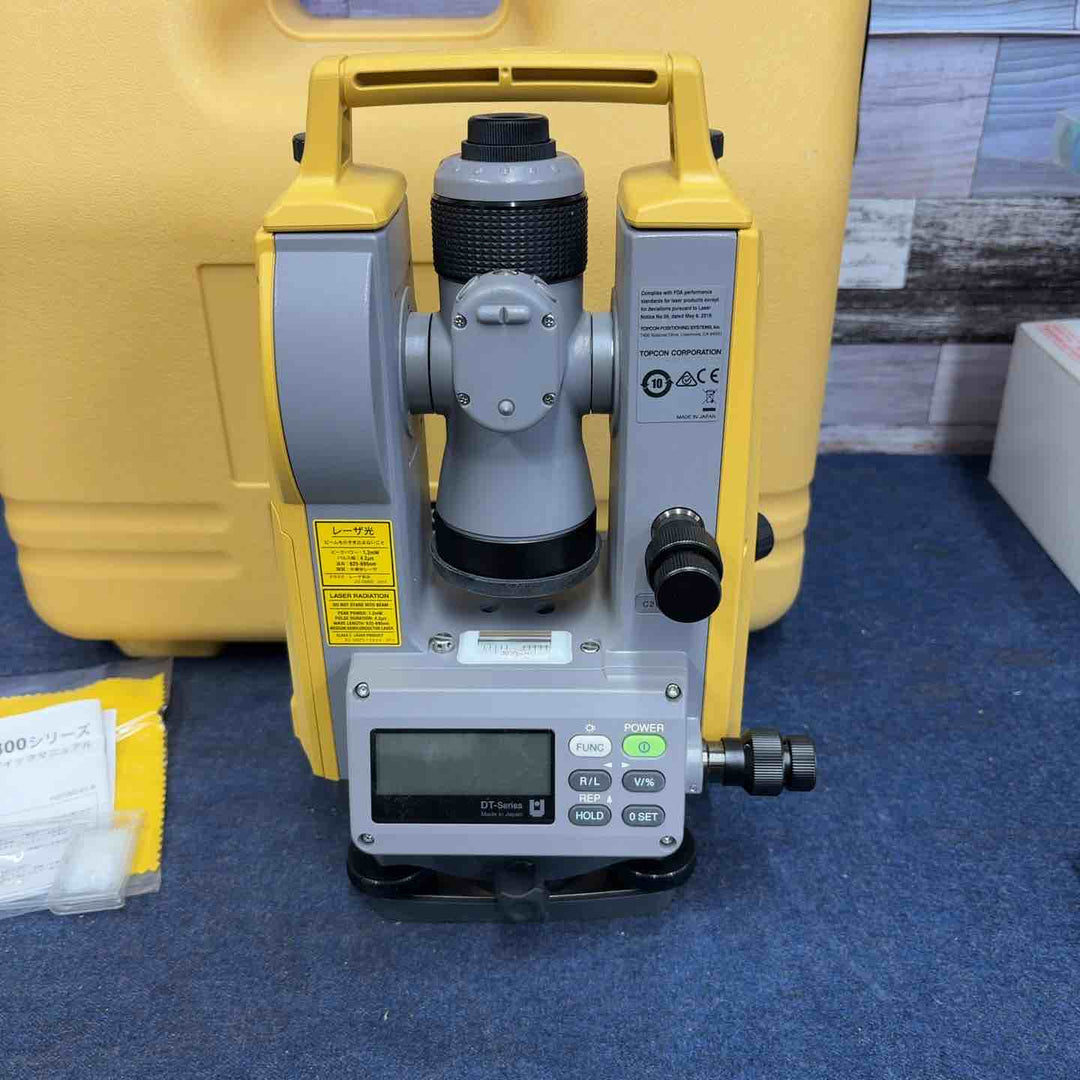 【店頭受取り限定】 ※未校正・保証なし トプコン デジタルセオドライト 三脚セット DT-300【八潮店】