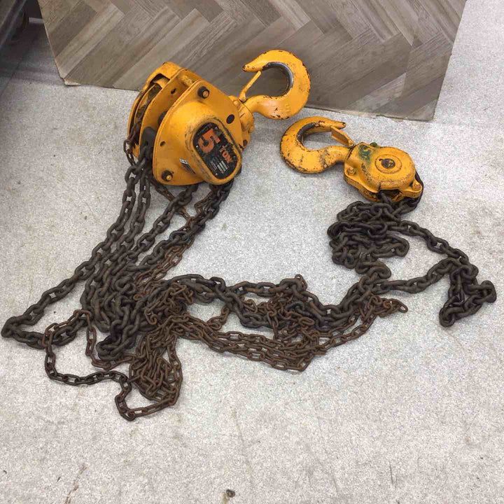 【店頭受取り限定】◇キトー(KITO) チェンブロック チェーンブロック 5t M3形 CB050【八潮店】