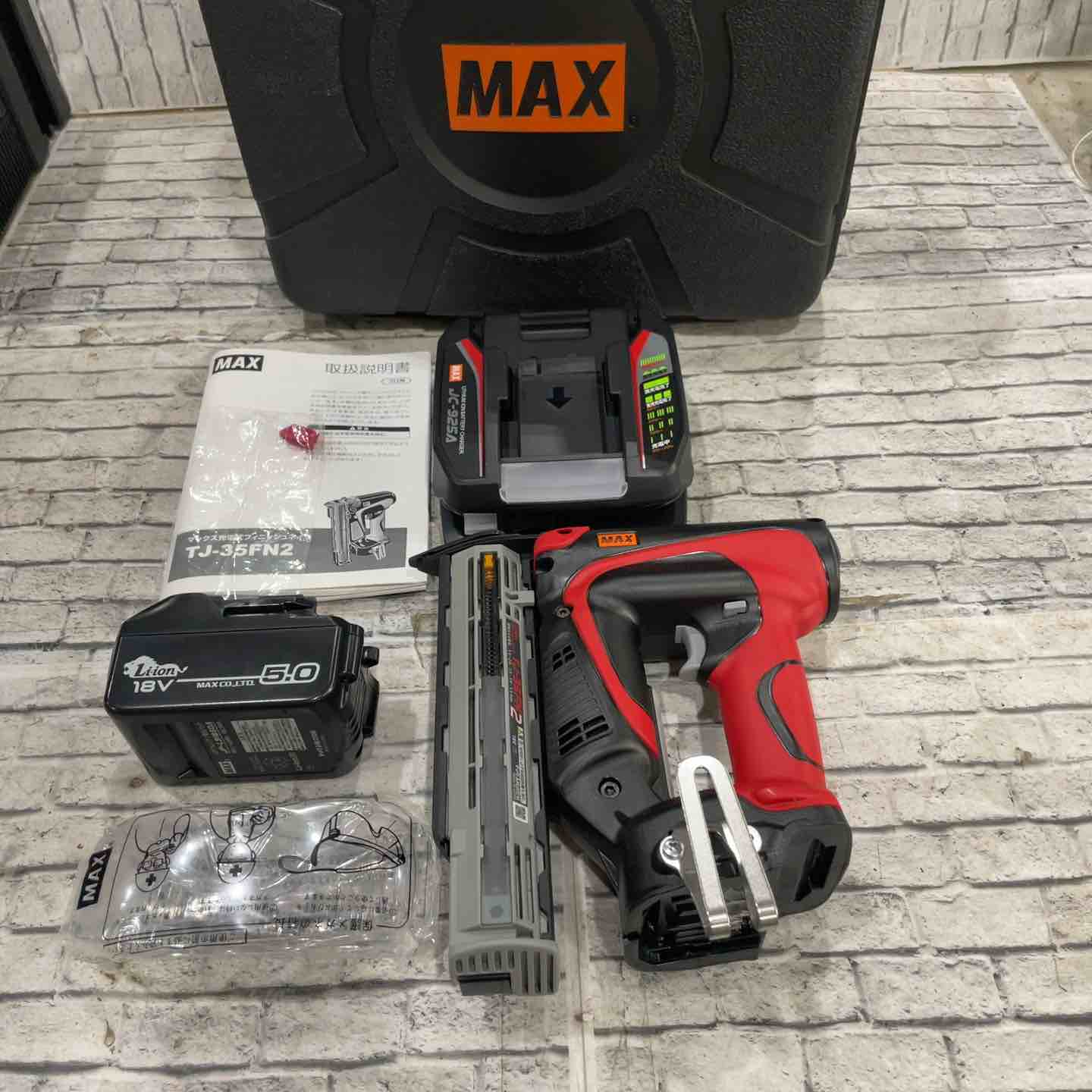 MAX(マックス)18Vフィニッシュネイラ TJ-35FN2 充電式釘打機 MAX(マックス)18Vフィニッシュネイラ TJ-35FN2 充電式釘打機