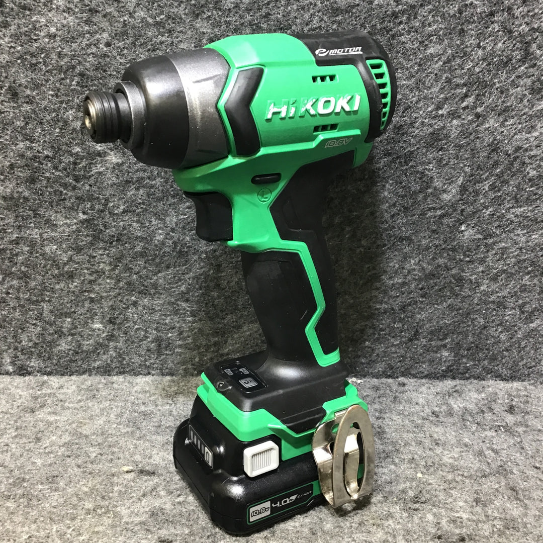 【美品中古】 ハイコーキ HIKOKI 10.8V コードレスインパクトドライバー WH12DD(2LS) 【桶川店】