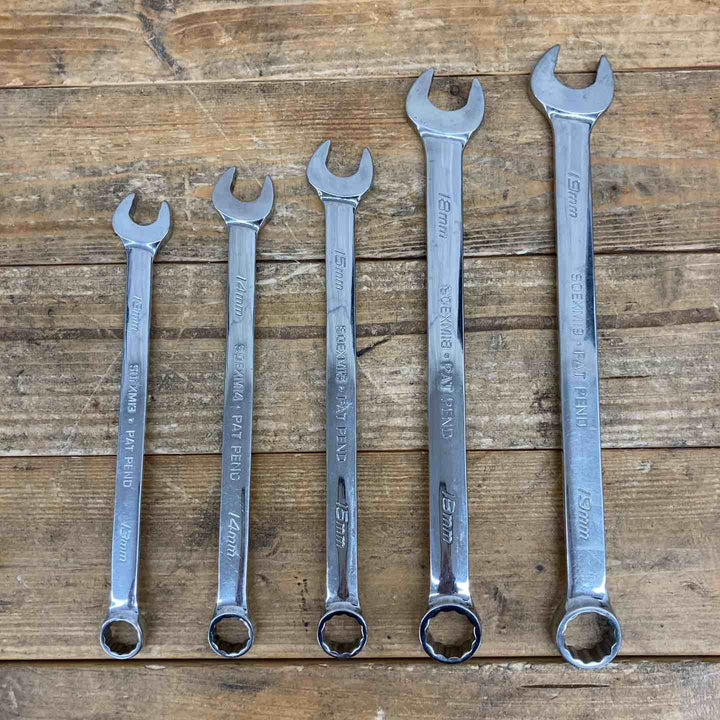【中古品】 スナップオン (Snap-on) フランクドライブコンビネーションレンチ SOEXM19、18、15、14、13 5本セット ブランド 【東大和店】