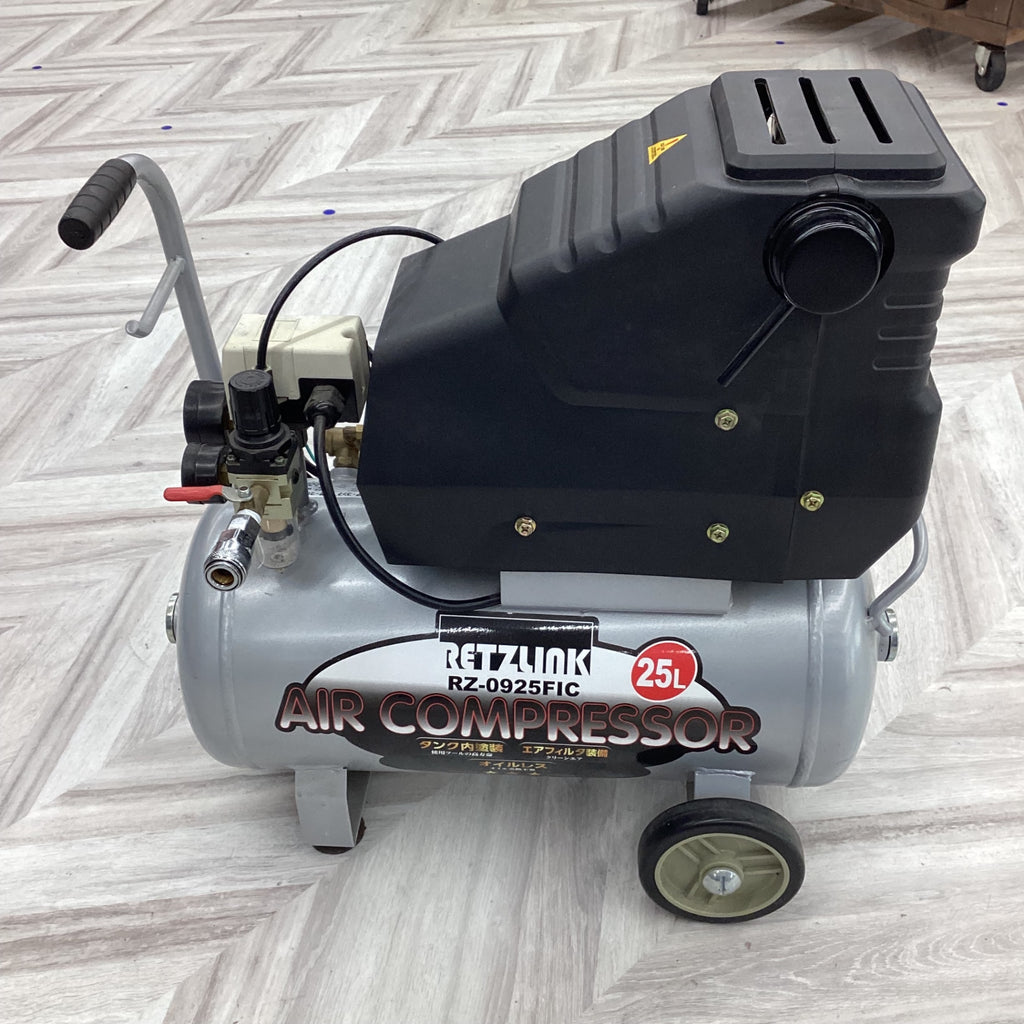 Z325 静音 オイルレス エアー コンプレッサー 70L タンク 付 2