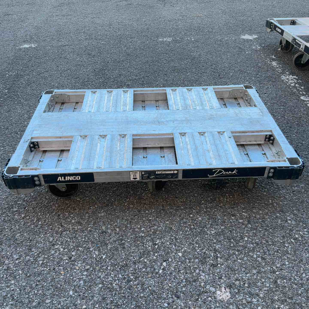 【店頭受取り限定】アルインコ 台車 6輪 1t 平台車 ダンク MTR1000 750x1200mm アルミ製 方向規制機能付 最大積載質量1000kg【草加店】