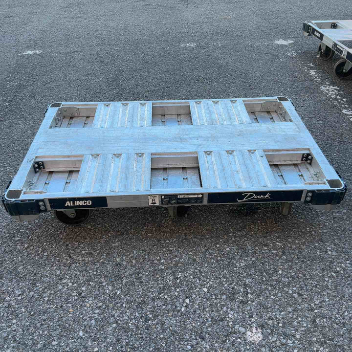 【店頭受取り限定】アルインコ 台車 6輪 1t 平台車 ダンク MTR1000 750x1200mm アルミ製 方向規制機能付 最大積載質量1000kg【草加店】
