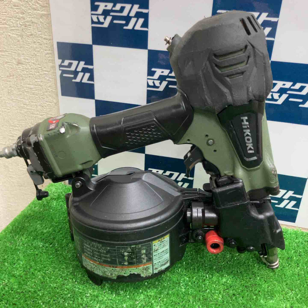 ◇ハイコーキ(HIKOKI ※旧:日立工機) 高圧エア釘打ち機 特別限定色 アブソリュートグリーン NV50HR2(SAG)【草加店】