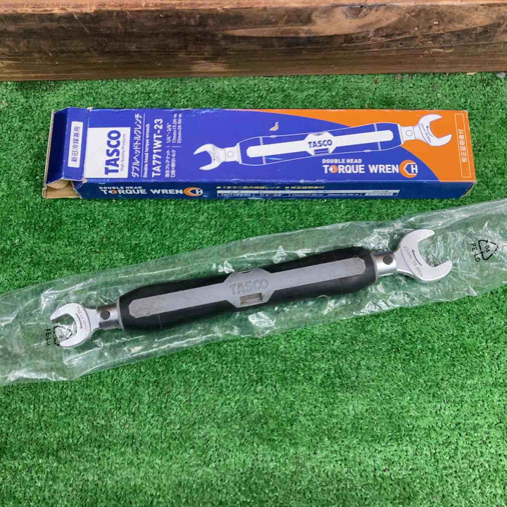 〇タスコ(TASCO) ダブルヘッドトルクレンチ TA771WT-23　未校正【桶川店】