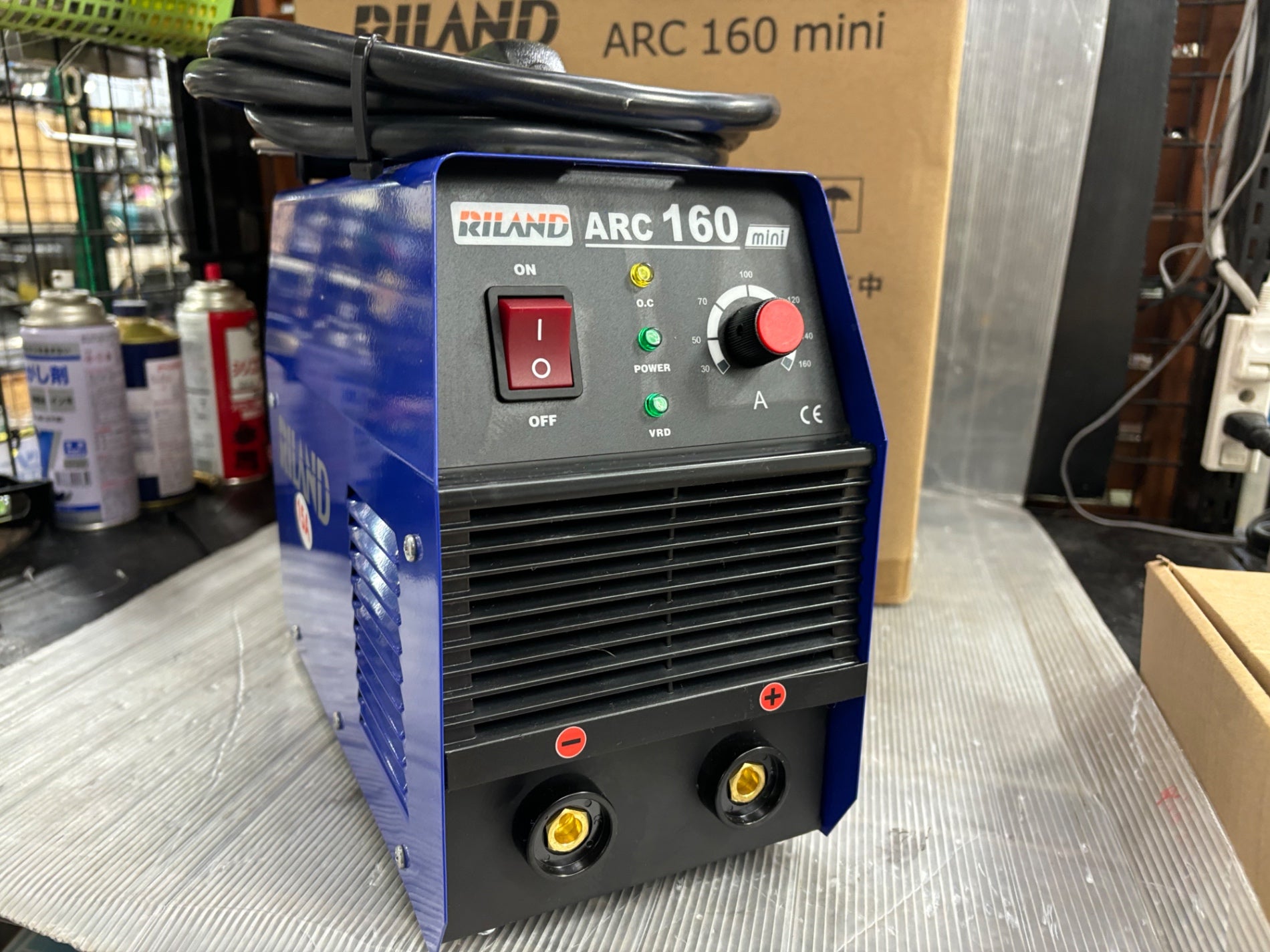 〇【RILAND】インバーター直流溶接機 ARC160mini15A [28819]【草加店