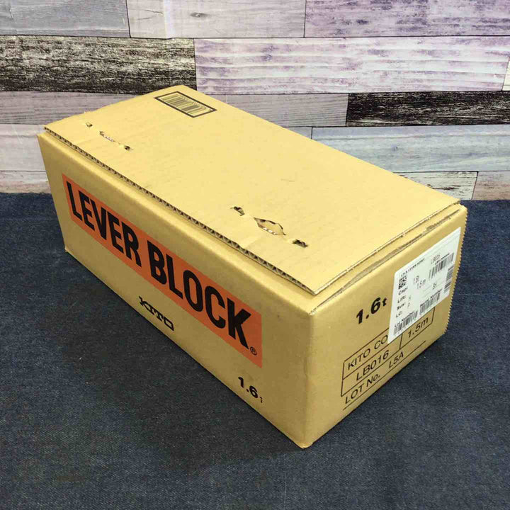 【未使用品】KITO キトー 1.6t レバーブロック LB016【八潮店】