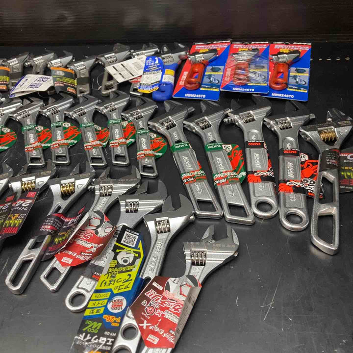 ▼モンキーレンチ50個まとめ売り 格安☆ ロブスター スーパーツール TOP サイズ 複数 軽量 薄型 ショート 様々【川越店】