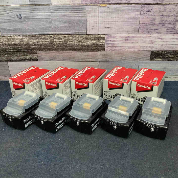 マキタ(makita) リチウムイオンバッテリー 18V/6.0Ah BL1860B 5個セット【八潮店】