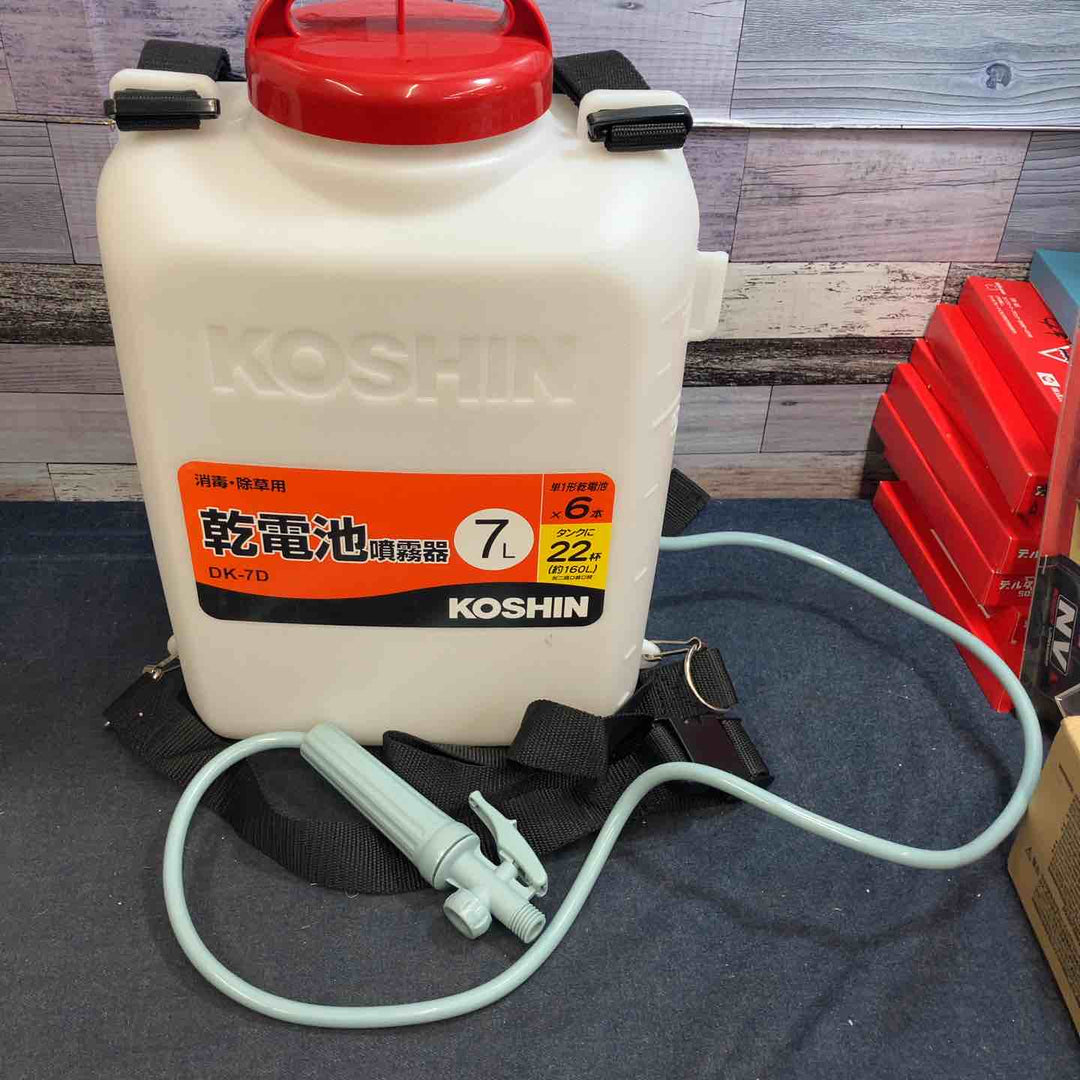 工進 KOSHIN 乾電池噴霧器 DK-7D 7L【八潮店】