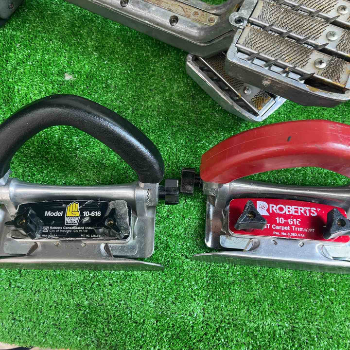 ROBERTS ロバーツ カーペット 施工 ツール　9点セット 二―キッカー アイロン ローラ カッタなど　2点メーカー混在【越谷店】