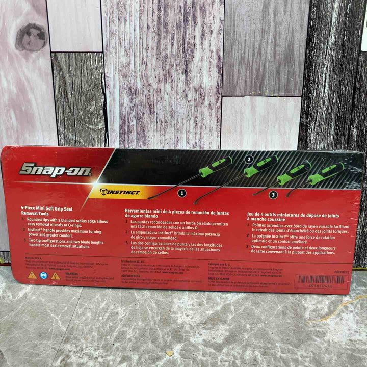 Snap-on スナップオン シール外しツール 4ピース グリーン SGSR104AG【八潮店】