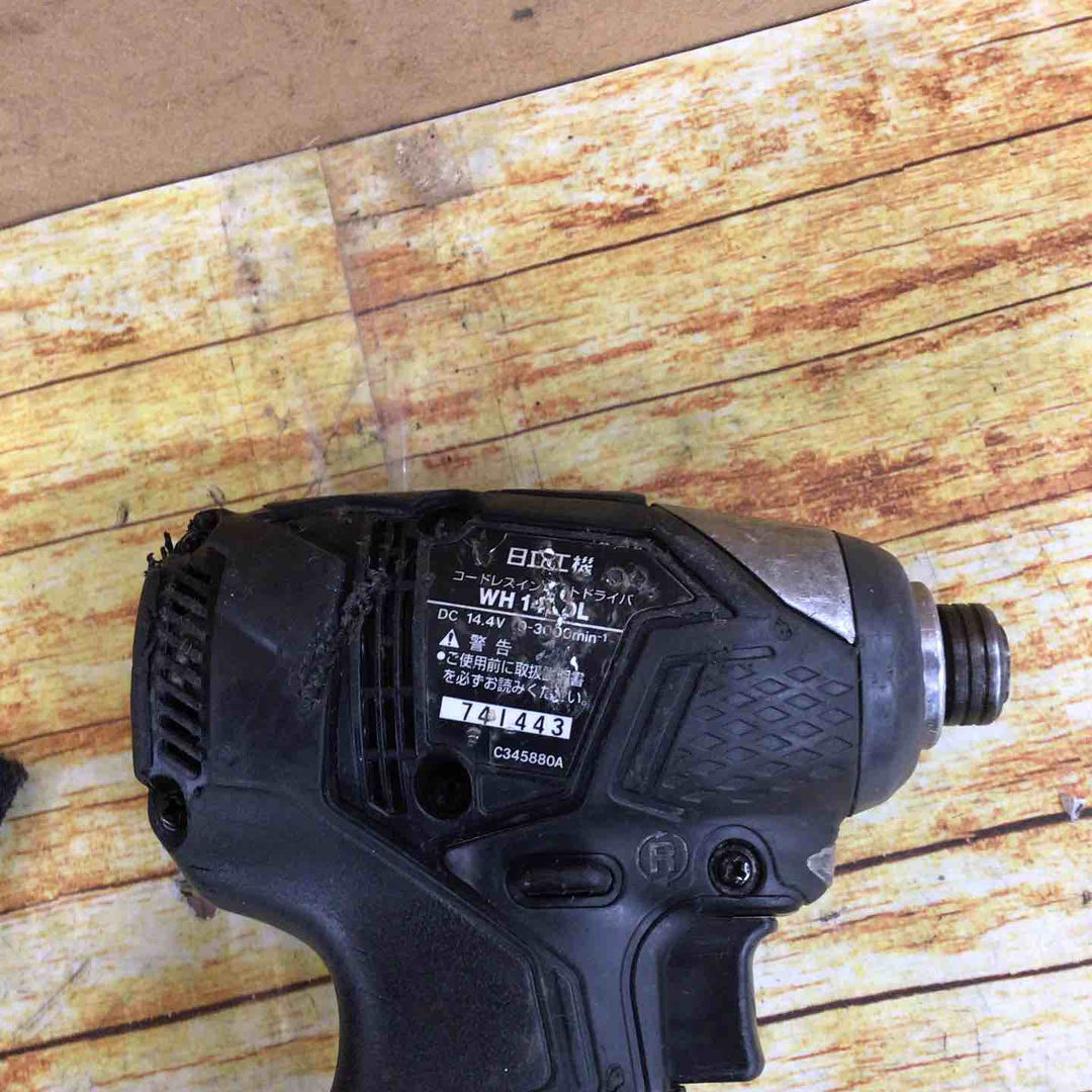日立工機 電動工具・油圧工具/インパクトドライバー ストロングブラック WH14DDL2(2LYPK)(B)【川崎店】