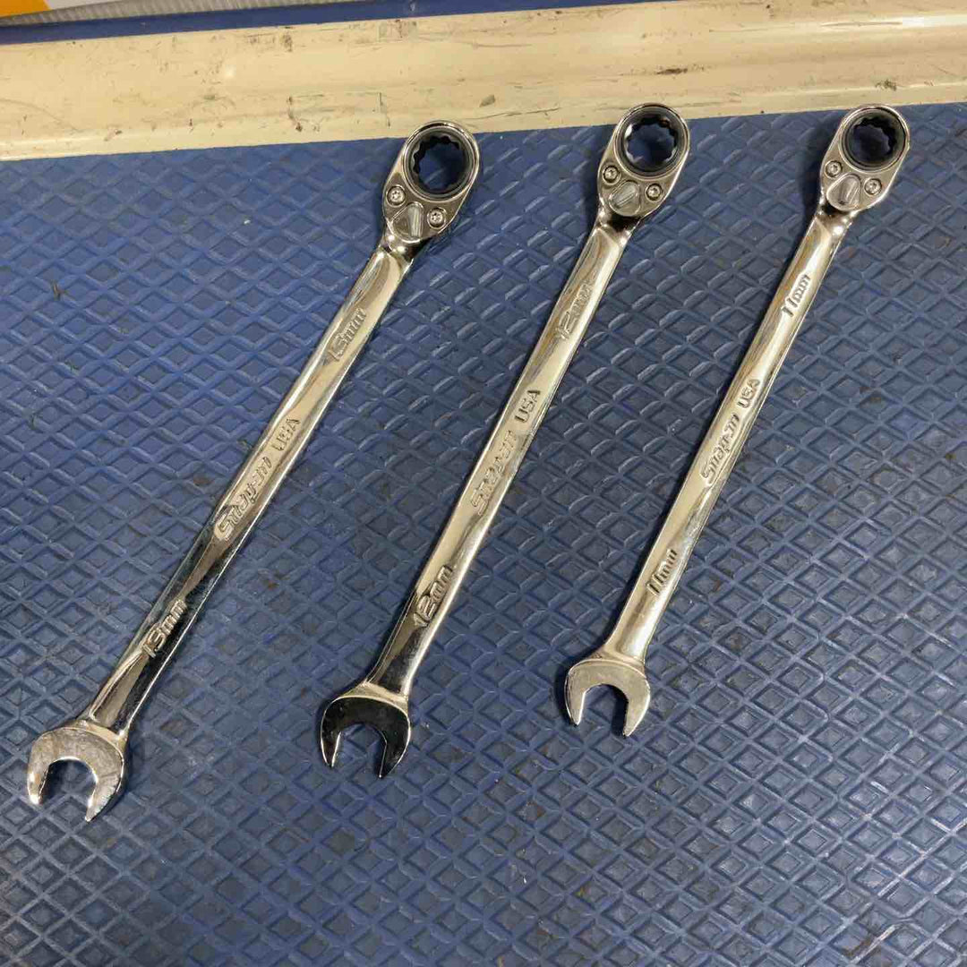 スナップオン(Snap-on) ラチェットコンビレンチ 12本セット SOXRRM8A～19A【草加店】