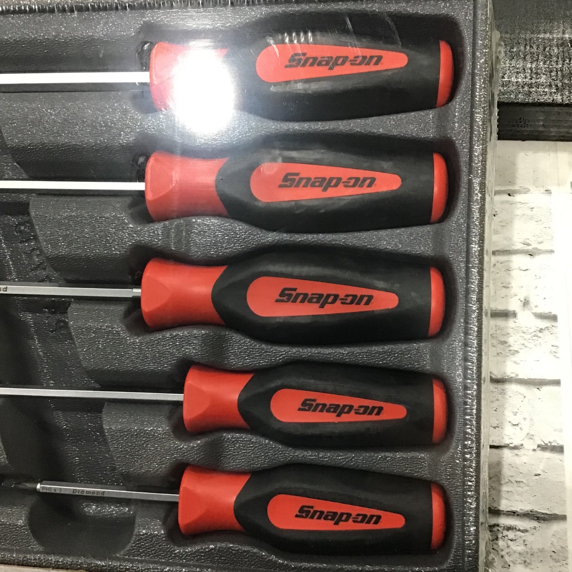 スナップオン(Snap-on) ダイアモンドブレードプラスドライバー5本