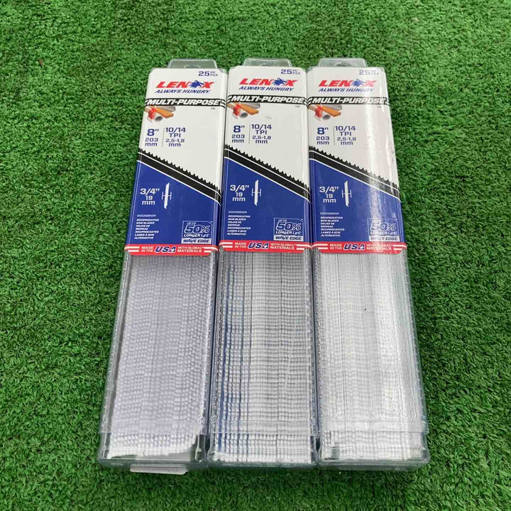 【3パックまとめ】 レノックス(LENOX) 200mm セーバーソーブレード 25枚入 【桶川店】