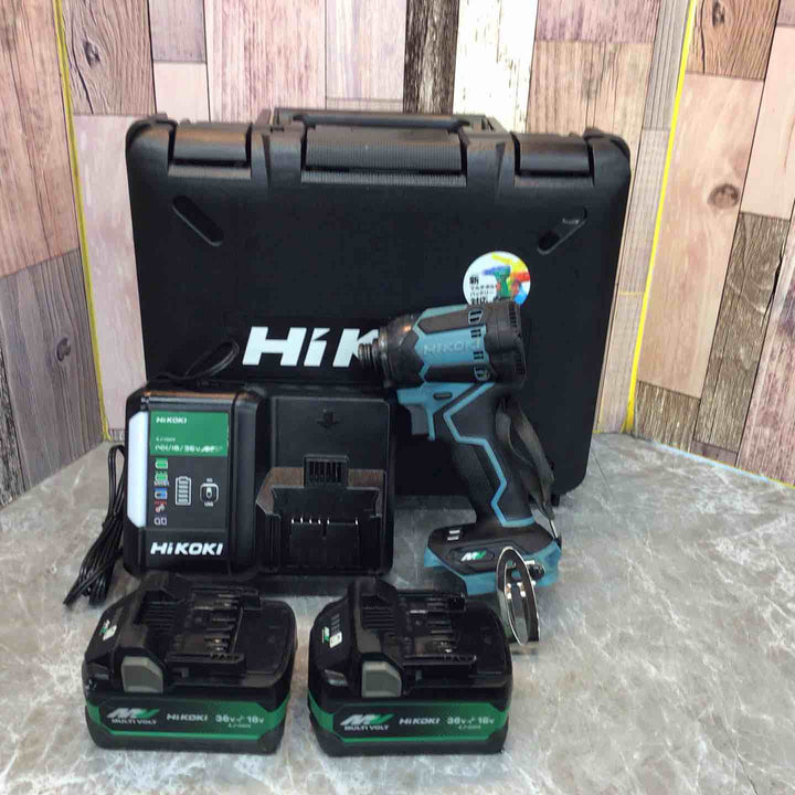 ★ハイコーキ(HIKOKI ※旧:日立工機) コードレスインパクトドライバー WH36DC(2XPSZ)(CB)【八潮店】