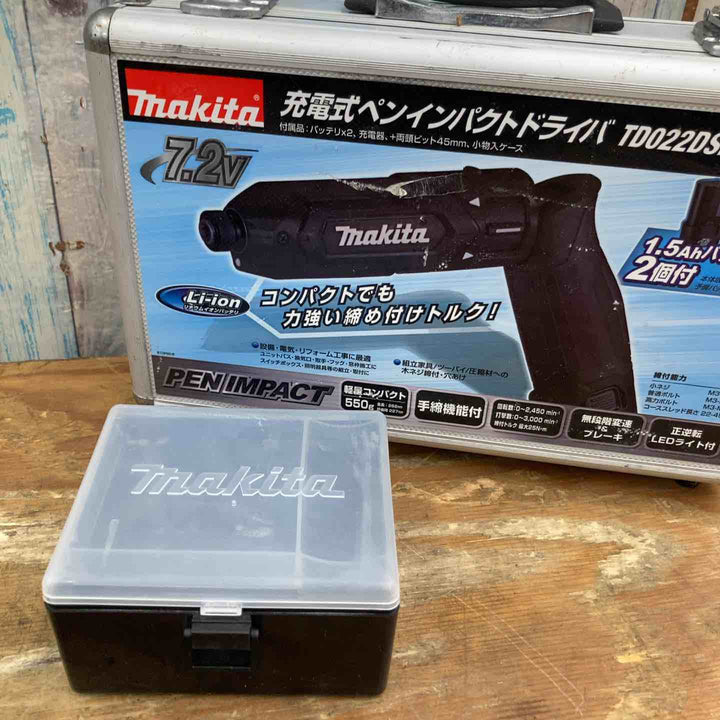【中古品】★マキタ(makita) コードレスペンインパクトドライバー TD022DSHXB 7.2V フルセット【柏店】
