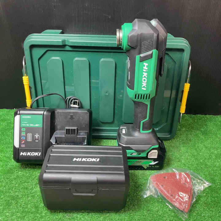 ★ハイコーキ(HIKOKI ※旧:日立工機) コードレスマルチツール CV36DMA(XPZ) バッテリー・充電器各1個付き【岩槻店】