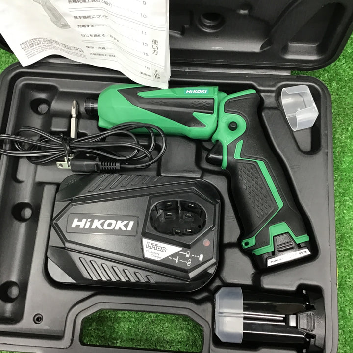 ◇ハイコーキ(HIKOKI ※旧:日立工機) 7.2V コードレスペンインパクトドライバー WH7DL(2LCSK)【桶川店】
