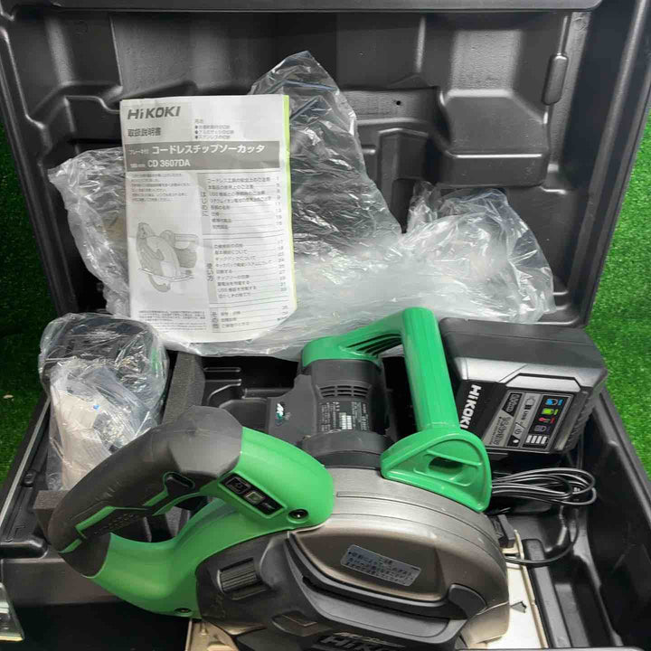 ハイコーキ(HIKOKI ※旧:日立工機) コードレスチップソーカッター CD3607DA(WP)【藤沢店】