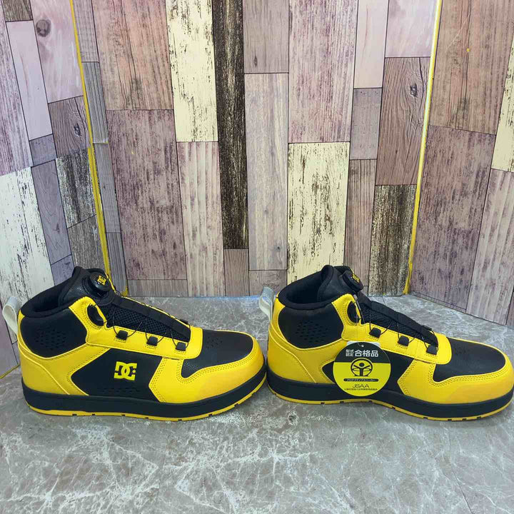 ◇DC WORKCREW 安全靴 イエローブラック 27.5cm DP005701【八潮店】