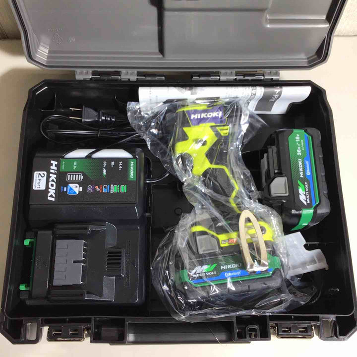 ★ハイコーキ(HIKOKI ※旧:日立工機) コードレスインパクトドライバ スパイダーイエロー WH36DD(2XHYSZ)【戸田店】