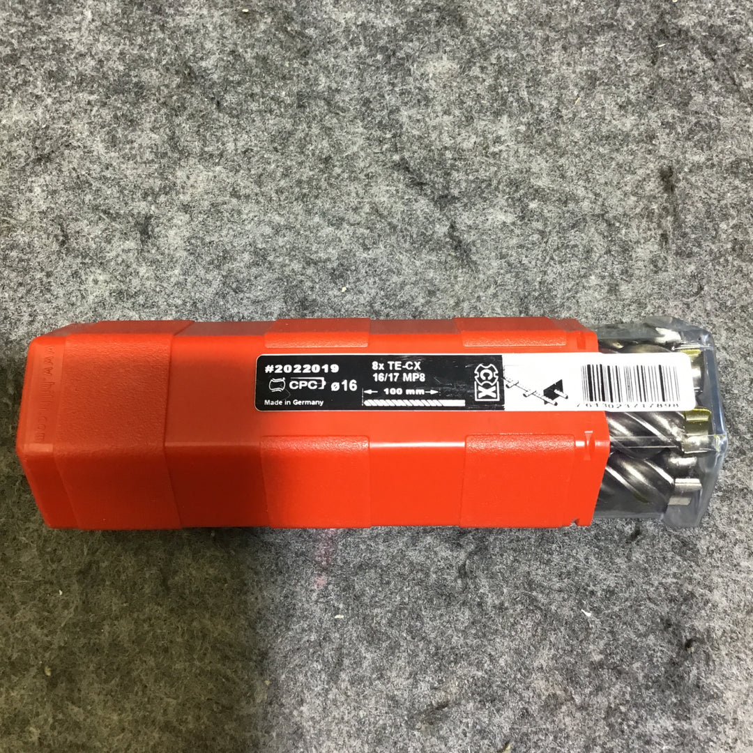 【未使用品】HILTI ヒルティ ドリルビット 8本セット 8X TE-CX 16/17 3パックセット【桶川店】