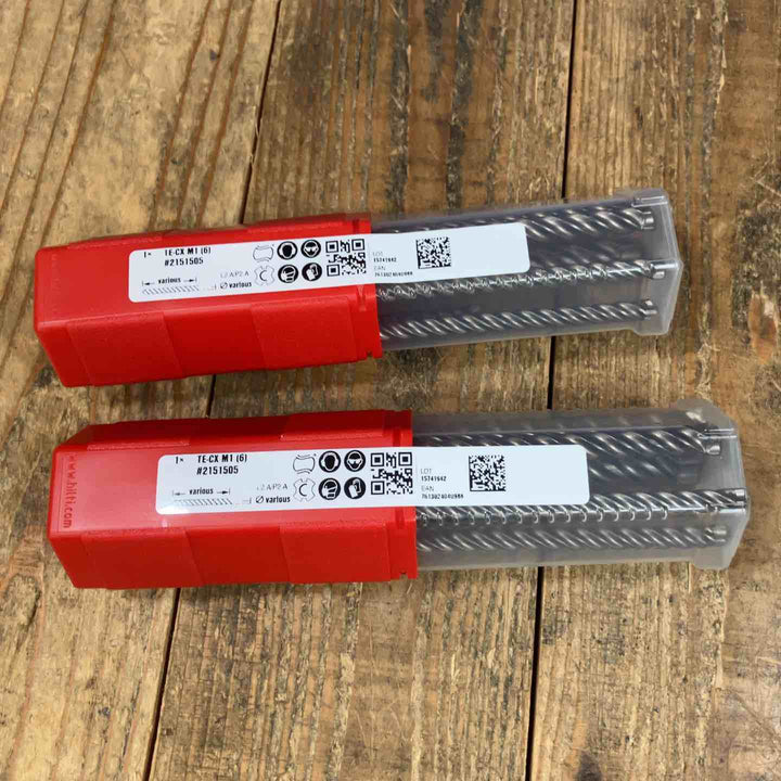 ヒルティ(HILTI) ハンマードリルビット TE-CX(6) M1 SET #2151505 SDSプラス 2箱まとめ [内容は備考欄]【所沢店】