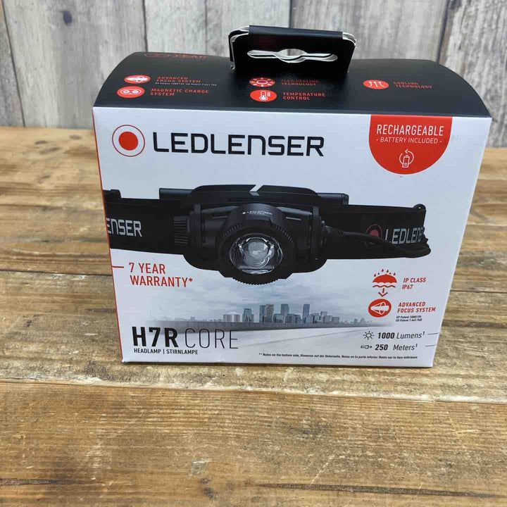【未使用品】Ledlenser(レッドレンザー) H7R Core LEDヘッドライト USB充電式 [日本正規品] black 小【東大和店】