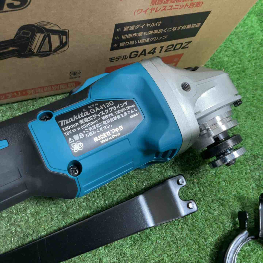 ★マキタ(makita) 100mmコードレスディスクグラインダ GA412DZ【草加店】