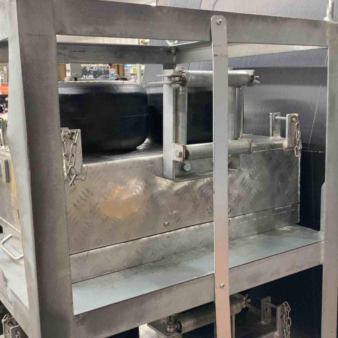 【店頭受取り限定】▼メーカー不明200V ケーブル中間送り機 TK-20003台セット+インバーター制御盤+コントローラー 通電のみ確認【戸田店】