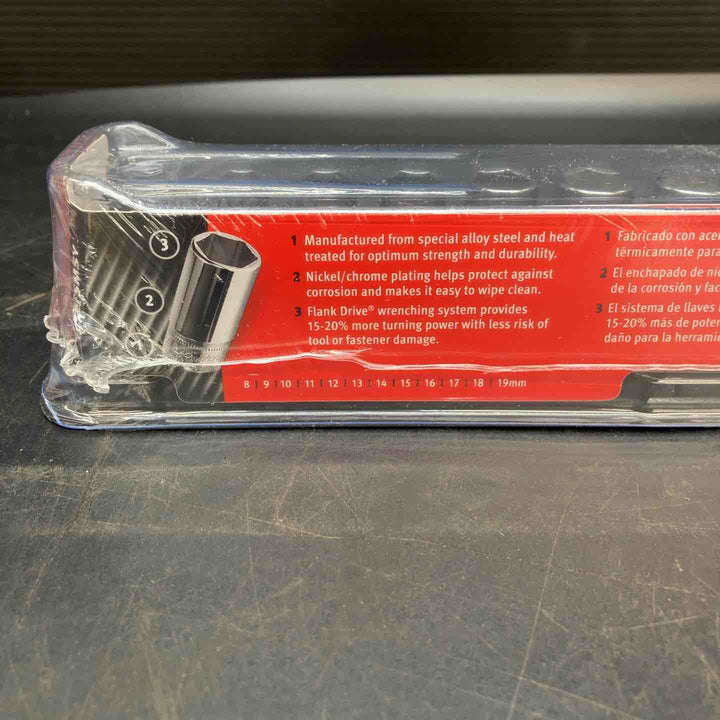 【未使用品】★スナップオン(Snap-on) 3/8"セミディープソケットセット 212FSMSY【川越店】