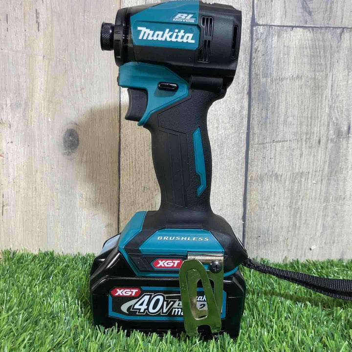★マキタ(makita) 40Vmaxコードレスインパクトドライバー TD005GRDX  純正バッテリー2個付【戸田店】