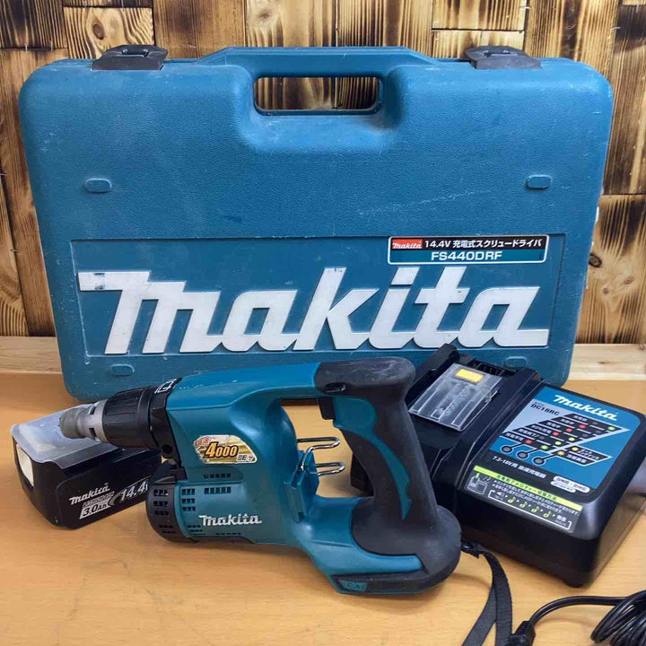 ◇マキタ(makita) コードレススクリュードライバー FS440DRF 14.4Vバッテリー1個 充電器付【越谷店】