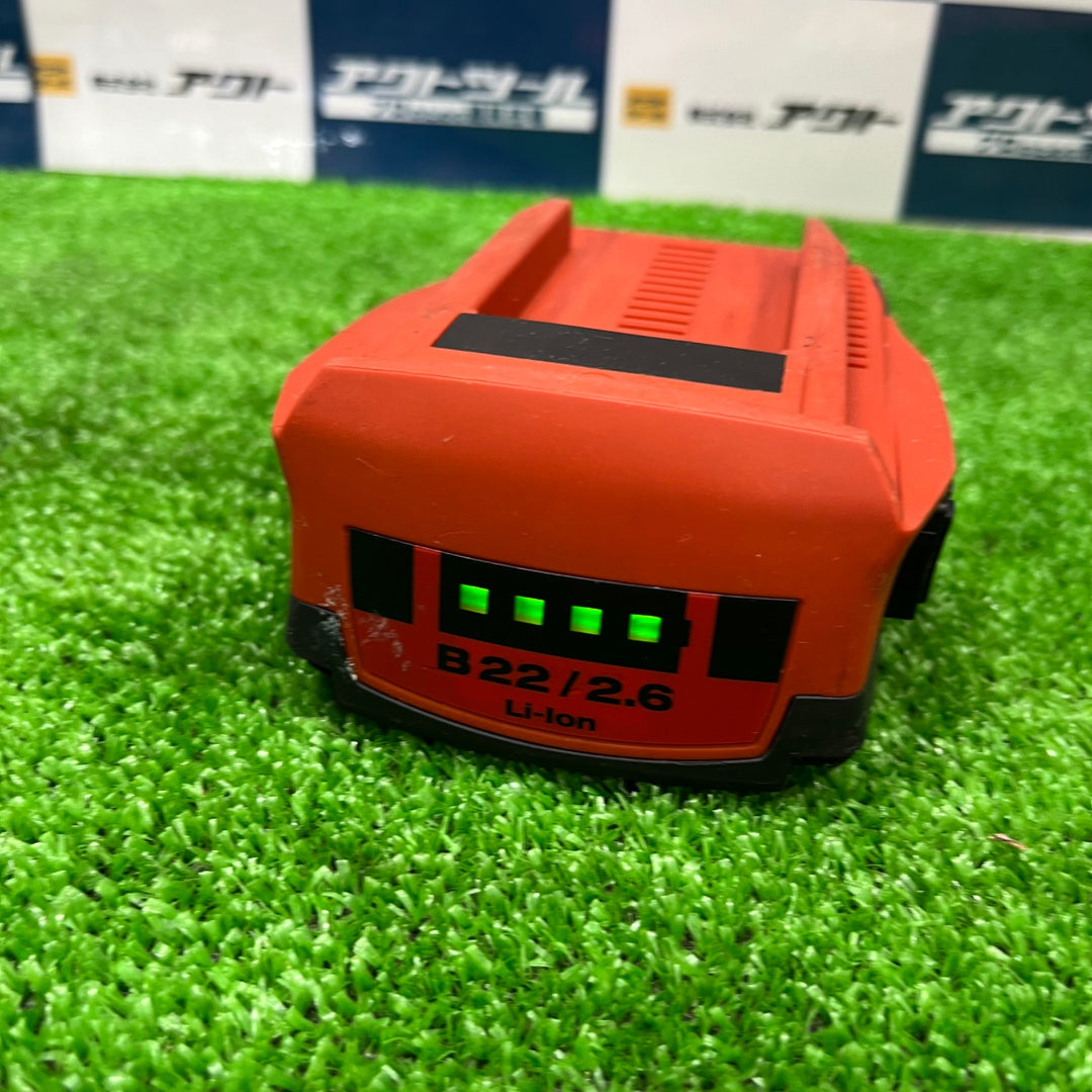 ★ヒルティ(Hilti) リチウムイオンバッテリー B22 2.6 22V/2.6Ah【草加店】