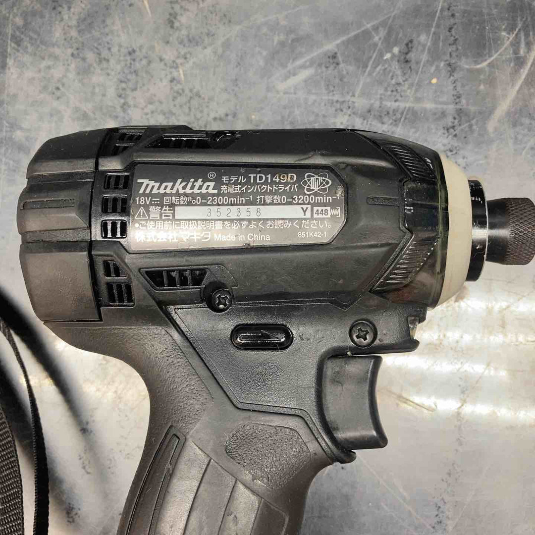 ★マキタ(makita) コードレスインパクトドライバー TD149DRFXB【川越店】