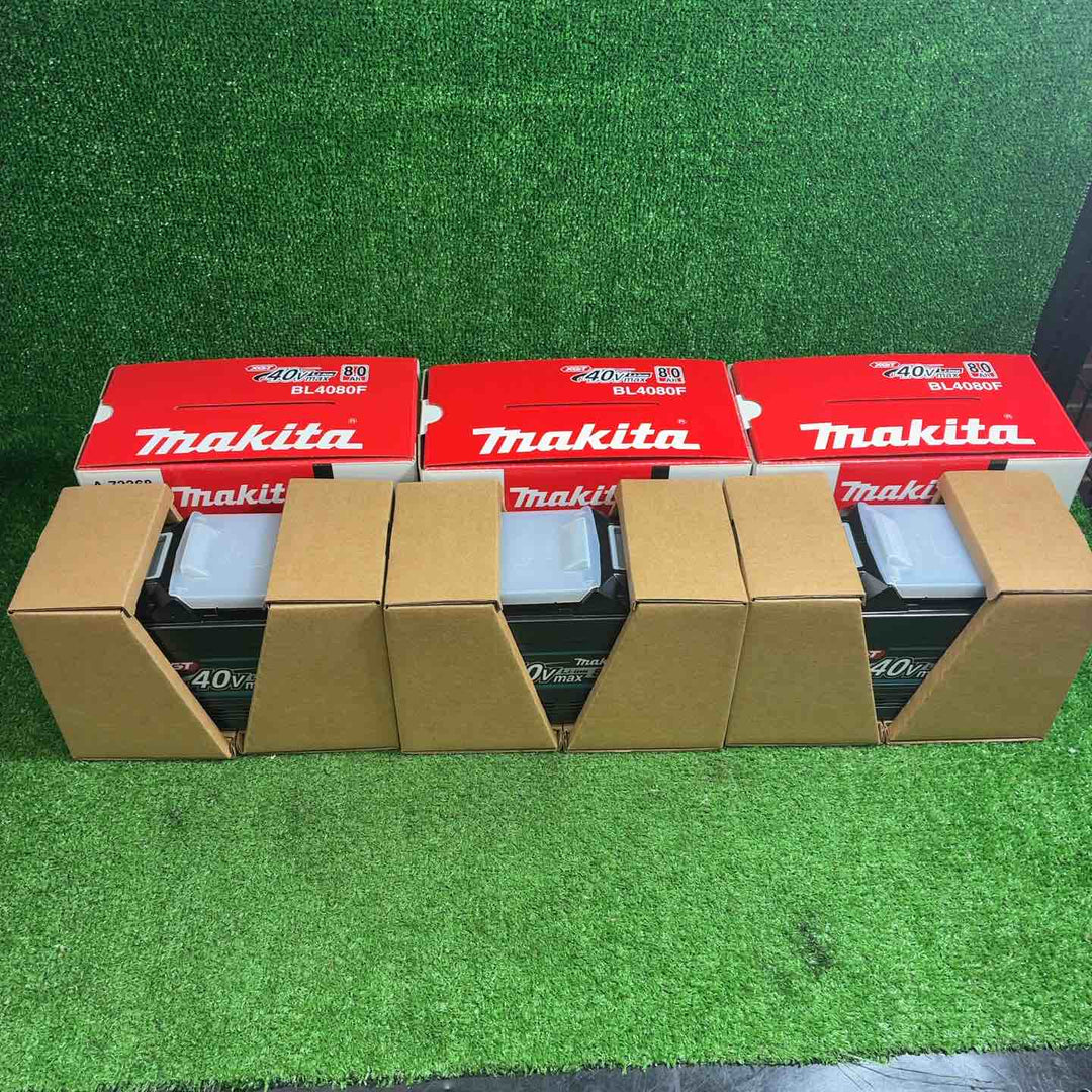 【未使用品】 マキタ (makita) リチウムイオンバッテリー 40Vmax/8.0Ah BL4080F 3個セット 【藤沢店】