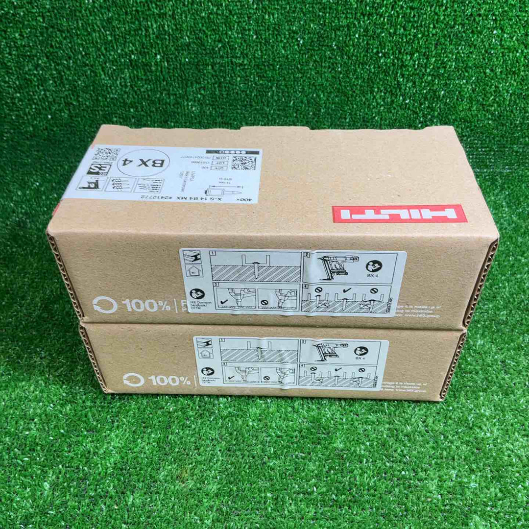 【未使用品】 HILTI(ヒルティ)鉄鋼用ネイル　BX4用ピン 14mm 鋼材ピン X-S14 B4MX 2箱セット 【藤沢店】