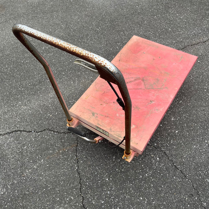 【店頭受取り限定】油圧台車 メーカー・型式・能力不明 300kg? 錆びあり 保証なし【岩槻店】