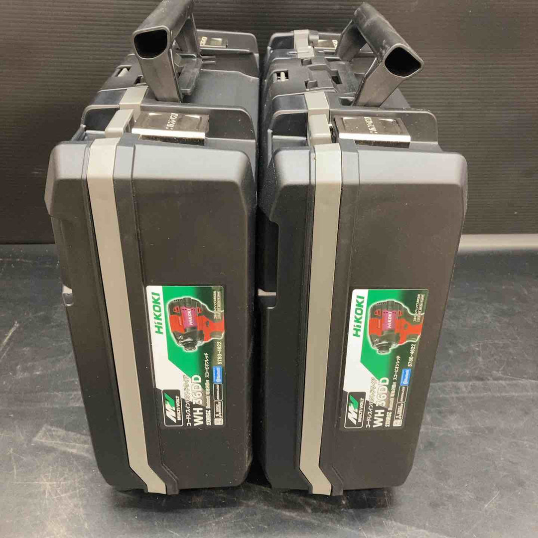 【未使用品】ハイコーキ(HIKOKI ※旧:日立工機) コードレスインパクトドライバ スコーピオンレッド WH36DD(2XHRSZ) 2台セット【川越店】