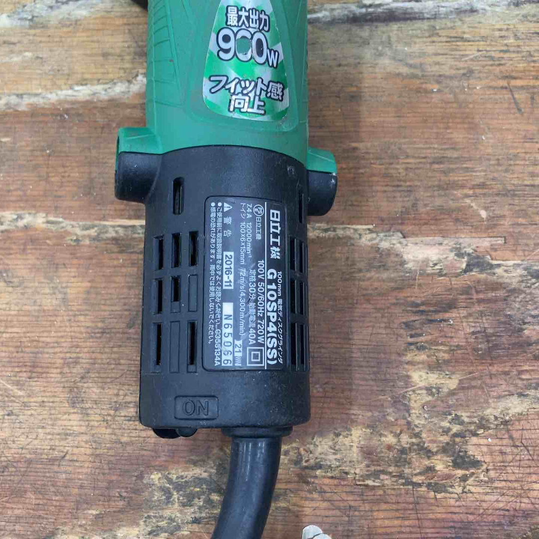 ☆ハイコーキ(HIKOKI ※旧:日立工機) ディスクグラインダ G10SP4(SS)【柏店】