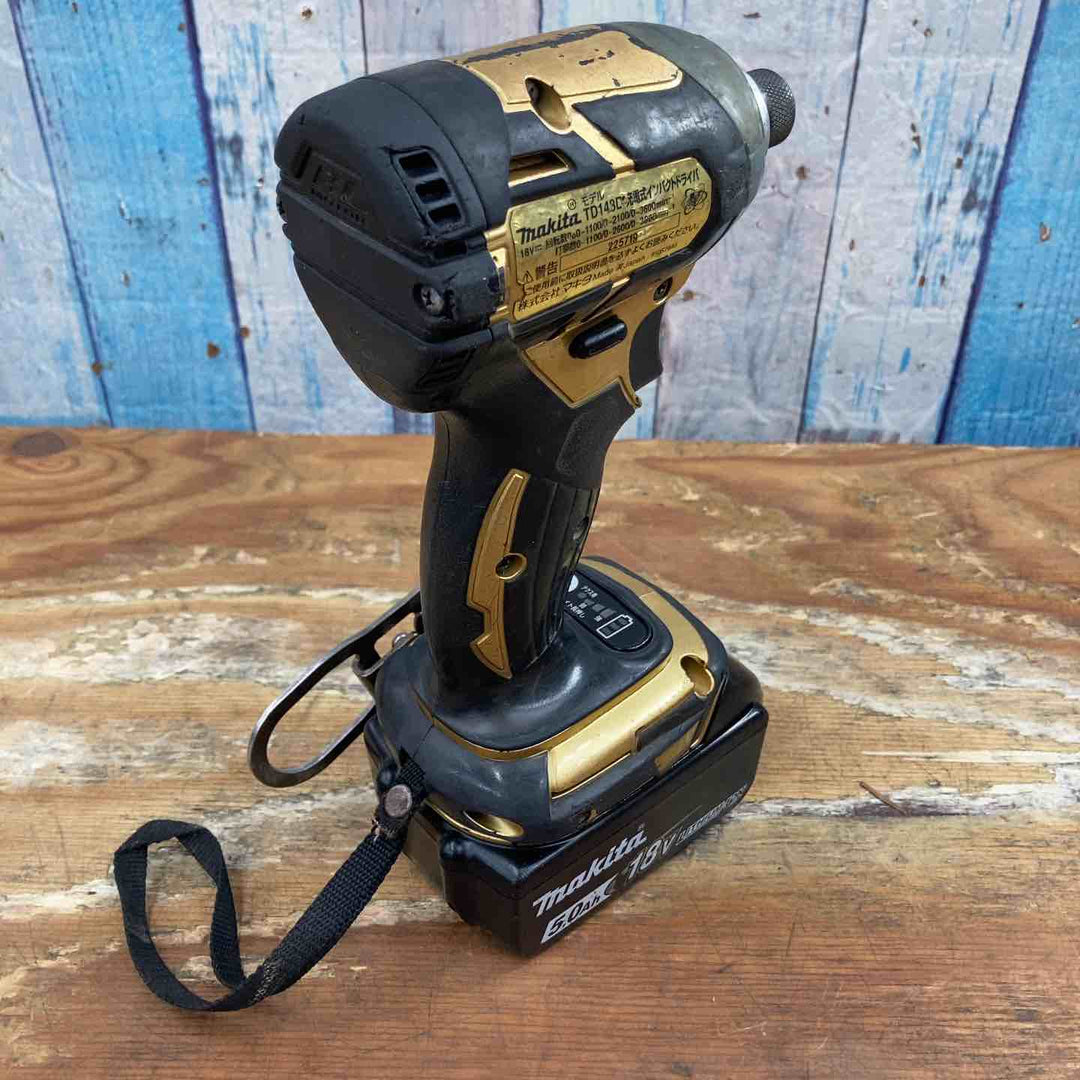 ◇マキタ(makita) コードレスインパクトドライバー 18V ゴールド TD148DSP1 (TD148DRTX) 100周年【柏店】