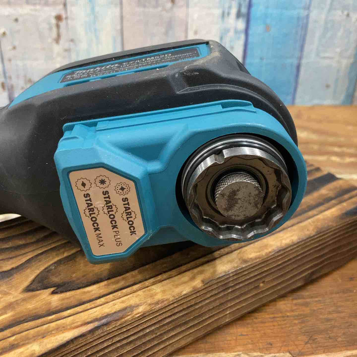送料無料【中古品】マキタ(makita) コードレスマルチツール TM52DRG 18V フルセット バッテリー、充電器付き スターロックマックス【柏店】