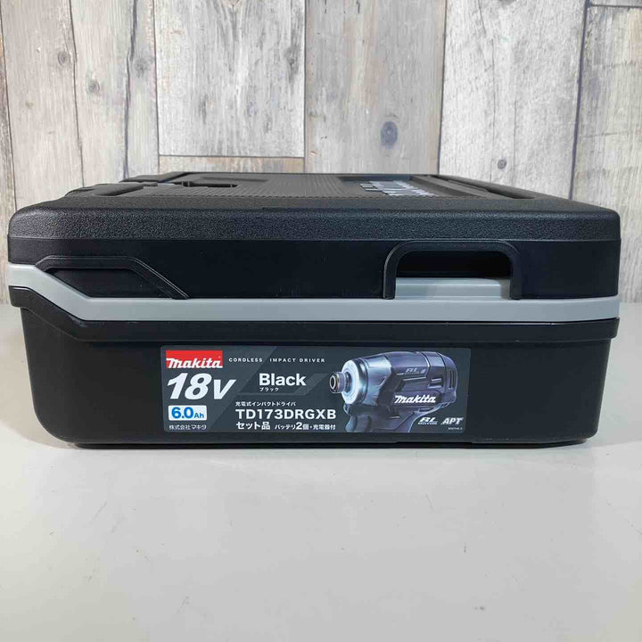 ★マキタ(makita) 18V コードレスインパクトドライバー TD173DRGXB 純正品 バッテリー2個付属【戸田店】